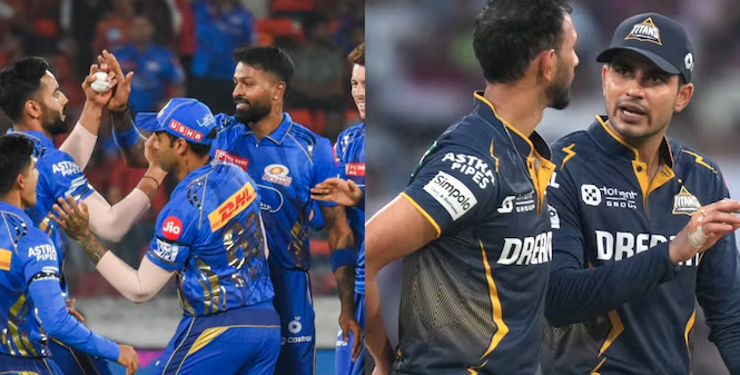 Mumbai Indians Vs Gujarat Titans Timeline