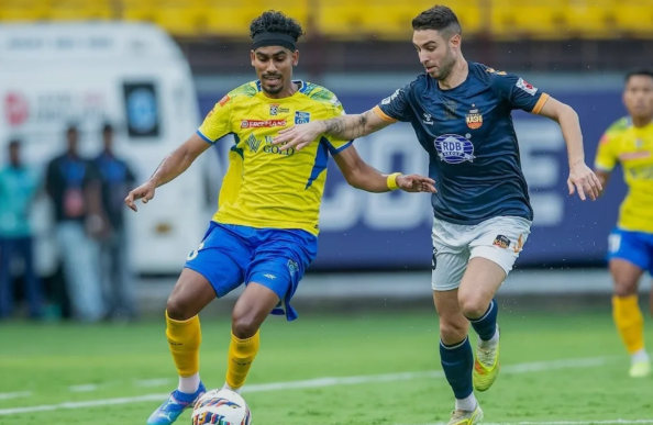 kerala blasters vs inter kashi timeline