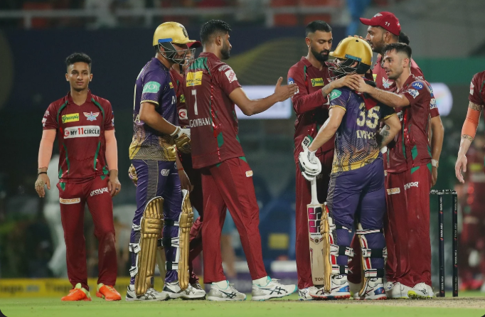 Kolkata Knight Riders Vs Lucknow Super Giants Timeline