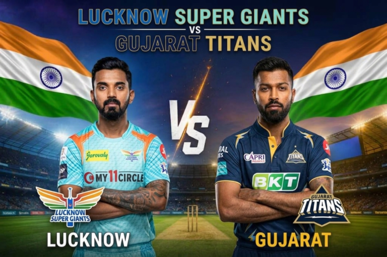 lucknow super giants vs gujarat titans timeline