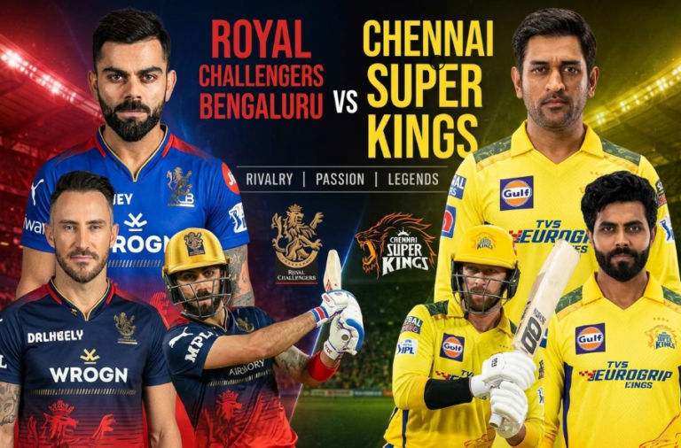 royal challengers bengaluru vs chennai super kings timeline
