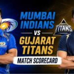 Mumbai Indians Vs Gujarat Titans Match Scorecard