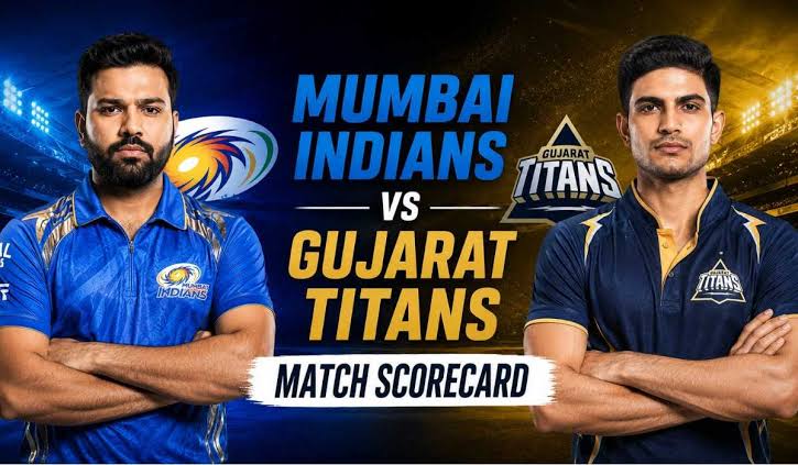 Mumbai Indians Vs Gujarat Titans Match Scorecard